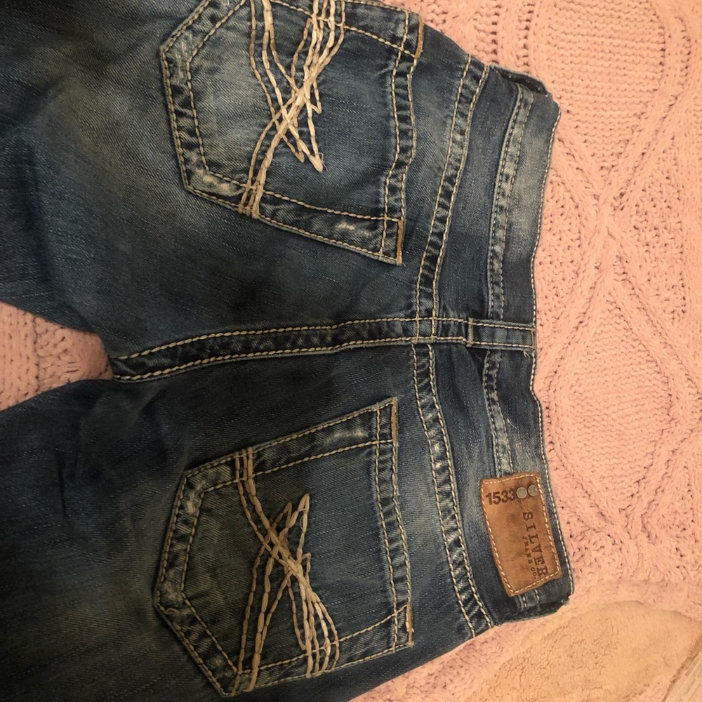 Mens Silver jeans.  Good/used